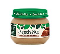 Beech-Nut Stage 1 Beef & Beef Broth Baby Food - 2.5 Oz