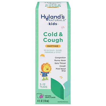 Hylands Kids Cold N Cough Gr - 4 Fl. Oz. - Image 2