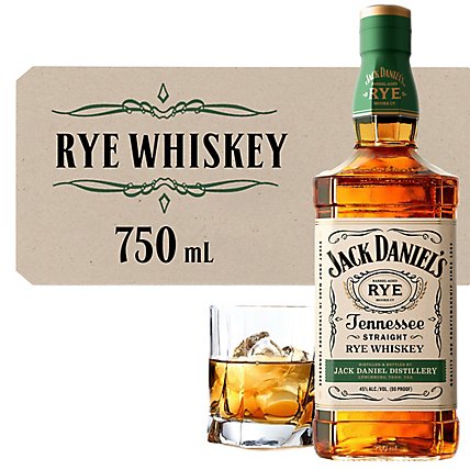 Jack Daniel's Tennessee Rye Whiskey 90 Proof - 750 Ml - Image 1