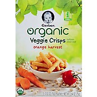 Gerber Organic Veggie Crisps Orng Harvest - 5-.53 Oz - Image 2