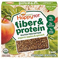 Happy Tot Organics Soft Baked Oat Bar Apples & Spinach - 4.4 Oz - Image 3