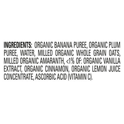 Happy Baby Organics Stage 2 Meals Bananas Plums & Granola Pouch - 16-4 Oz - Image 4