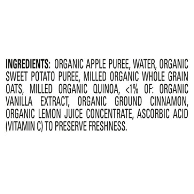 Happy Baby Organics Stage 2 Meals Apples Sweet Potatoes & Granola Pouch - 4 Oz - Image 4