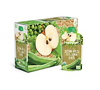 Happy Baby Organics Zucchini Apples Peas Quinoa & Basil - 4 Oz