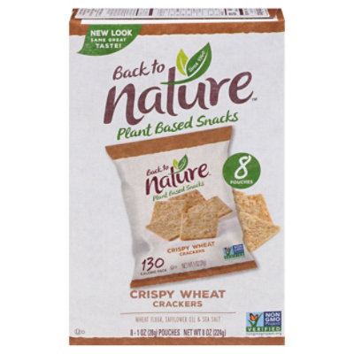 Back To Nature Crispy Wheat Crackers 8 Oz Randalls