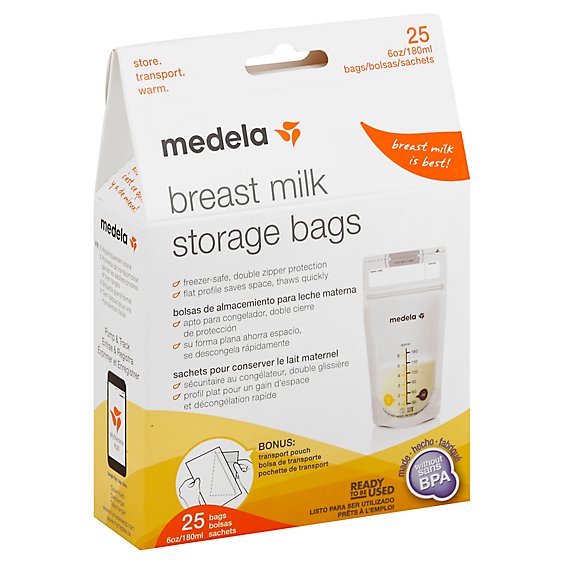 Medela Pump/Save Breastmlk Bags - 25 Count