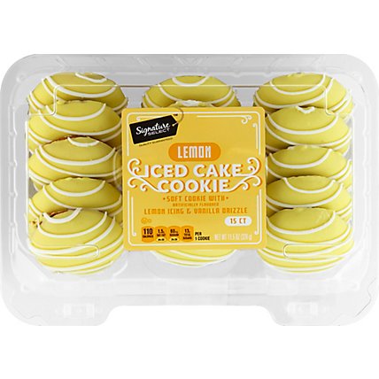 Signature SELECT Cake Cookies Iced Lemon Drizzle - 11.5 Oz - Image 2