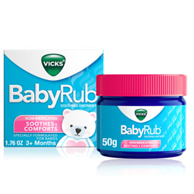Vicks BabyRub Ointment Soothing Soothes & Comforts - 1.76 Oz