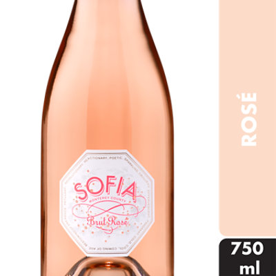 Sofia Brut Rose Monterey CA - 750 Ml - Image 2