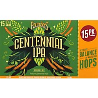 Founders Brewing Co. Beer Ale India Pale Centennial IPA Cans - 15-12 Fl. Oz. - Image 4
