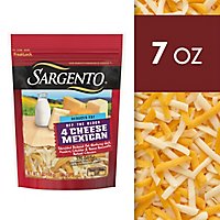 Sargento Reduced Fat 4 Cheese Mexican Shredded - 7 Oz - Image 1