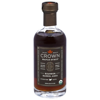 Crown Maple Syrup Bourbon Barrel Aged - 8.5 Oz - Image 1
