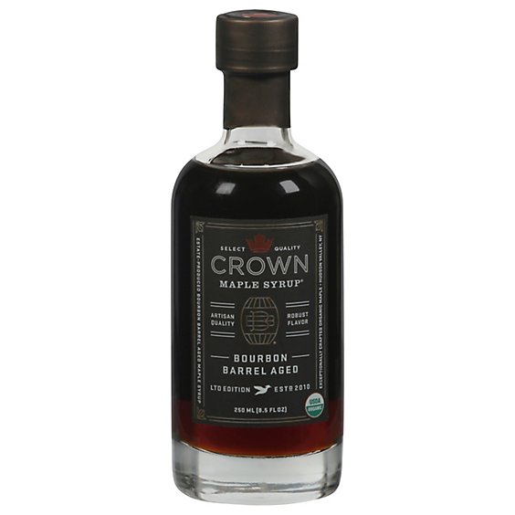 Crown Maple Syrup Bourbon Barrel Aged - 8.5 Oz