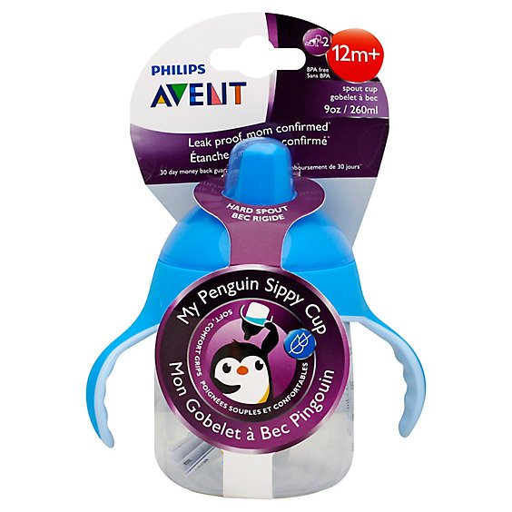 Avent 9z My Penguin Sippy Cp - 1 Count