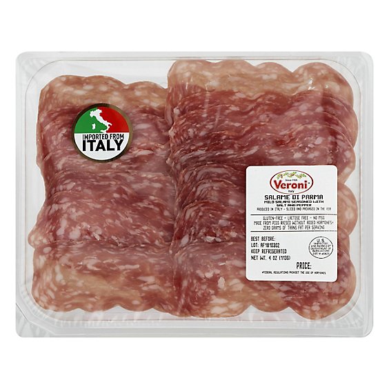 Veroni Salami Di Parma Pre-Sliced - 4 Oz