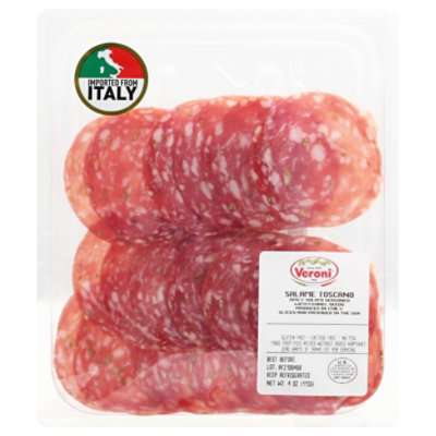 Veroni Salame Toscano Pre-Sliced - 4 Oz - Image 3