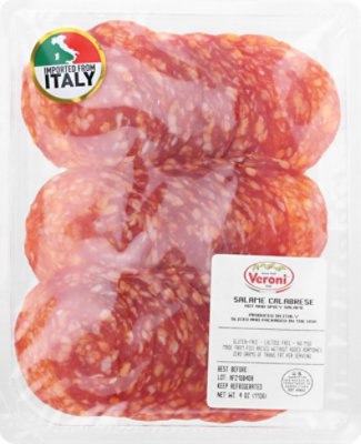 Veroni Salame Calabrese Pre Sliced - 4 Oz - Image 2