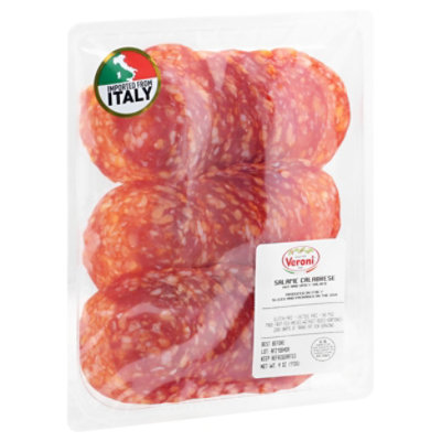 Veroni Salame Calabrese Pre Sliced - 4 Oz - Image 1