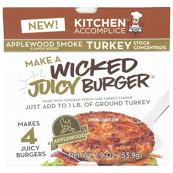 Kitchen Accomplice Sauce Turkey Applwd Smoke - 1.9 Oz