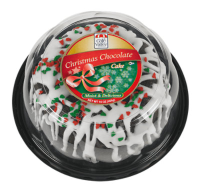 Cafe Valley Cake Bundt Chocolate Xmas - Each