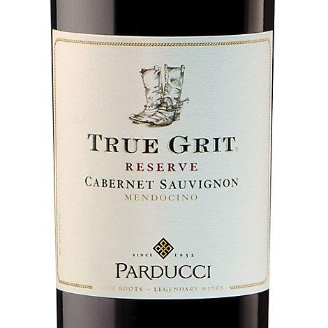 Parducci True Grit Reserve Wine Cabernet Sauvignon Mendocino - 750 Ml