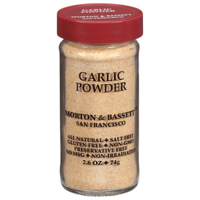 Morton and Bassett Seasoning Garlic Powder 2.6 oz Pack of 3