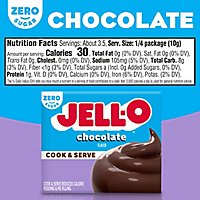 Jell-O Cook & Serve Chocolate Sugar Free & Fat Free Pudding & Pie Filling Mix Box - 1.3 Oz - Image 9