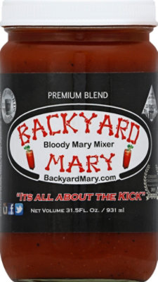 Backyard Mary Bloody Mary Mixer - 31.5 Fl. Oz. - Image 2