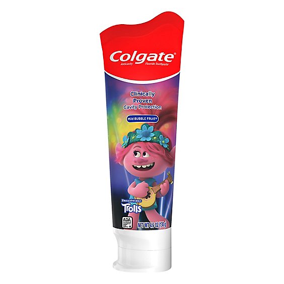 Colgate Toothpaste Mild Bubble Fruit Trolls - 4.6 Oz