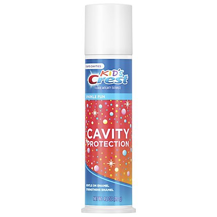 Crest Kids Toothpaste Cavity Protection Sparkle Fun Flavor Pump - 4.2 Oz. - Image 3