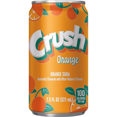 Crush Orange Soda Cans - 6-7.5 Fl. Oz. - Image 3