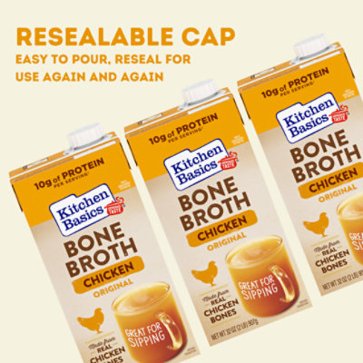 Kitchen Basics Original Chicken Bone Broth Carton - 32 Oz - Image 5