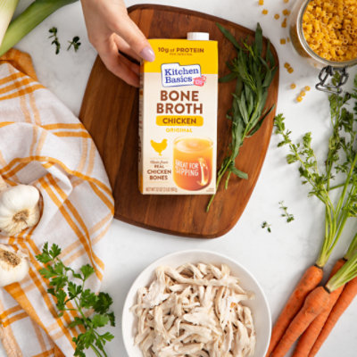 Kitchen Basics Original Chicken Bone Broth Carton - 32 Oz - Image 3