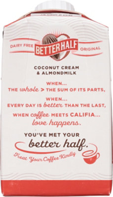 Califia Farms Original Better Half Coconut Cream And Almond Milk - 16.9 Fl. Oz. - Image 6