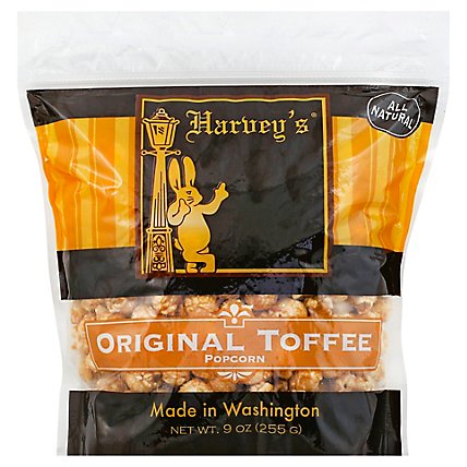 Harveys Original Toffee Popcorn - 9 Oz - Image 1