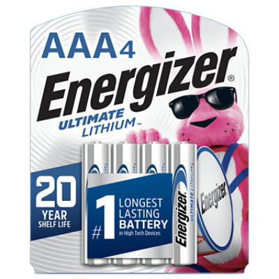 Energizer Ultimate Lithium AAA Batteries - 4 Count - Image 2