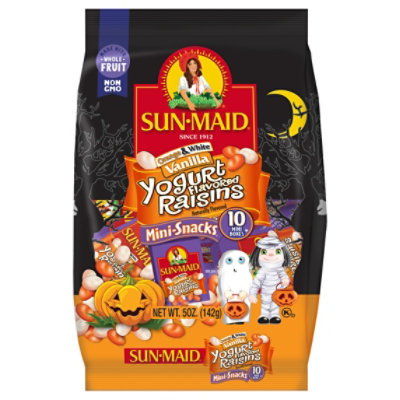 Sun-Maid Bag Vanilla Yogurt Raisin Halloween - 0.5 Oz - vons