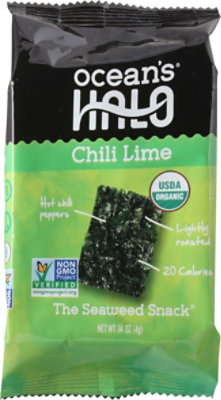 Oceans Halo Seaweed Snack Chili Lime - .14 Oz - Image 2