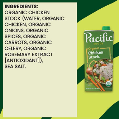 Pacific Foods Organic Chicken Stock - 32 Oz - Image 5