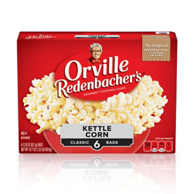 Orville Redenbachers Kettle Corn Classic Bag - 19.704 Oz
