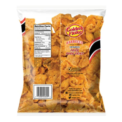 Golden Flake Chicharrones Fried Pork Skins Barbecue - 3.25 Oz - Image 6