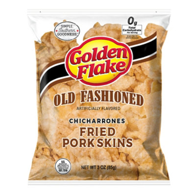 Golden Flake Chicharrones Fried Pork Skins Old Fashioned - 3.25 Oz - Image 2