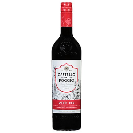 Castello Del Poggio Sweet Red Wine - 750 Ml - Image 3