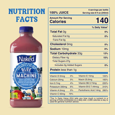 Naked Juice Blue Machine - 46 Fl. Oz. - Image 7