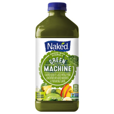 Naked Juice Blue Machine No Sugar Added 100% Juice Smoothie Drink