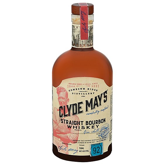 Clyde Mays Bourbon Whiskey 92 Proof - 750 Ml