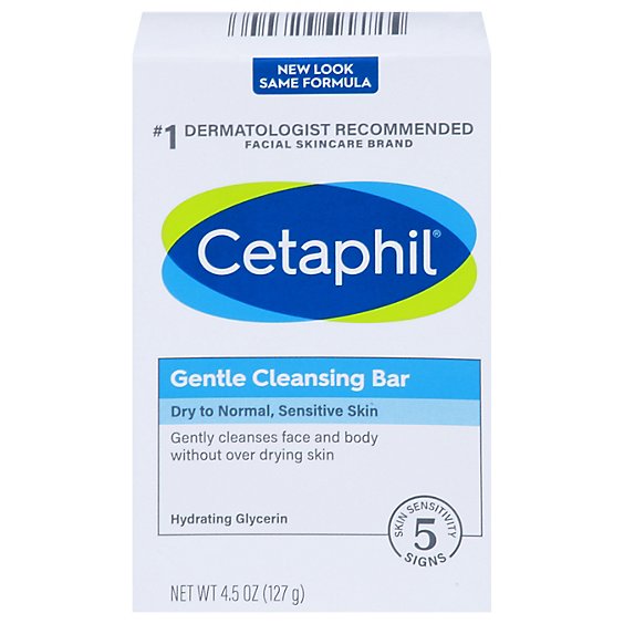Cetaphil Cleansing Bar - 4.5 Oz