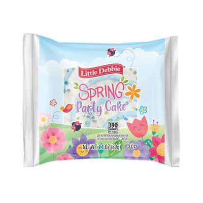 Little Debbie Spring Party Cake Vanilla - 3.1 Oz - Image 2