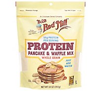 Bobs Red Mill Pancake & Waffle Mix Whole Grain Protein - 14 Oz