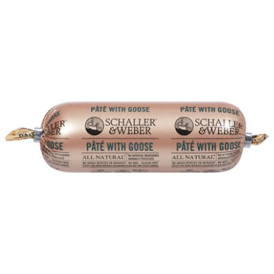 Schaller & Webe Pate With Goose All Natural - 7 Oz